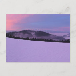 Cartão Postal Vista de Winter Tatras