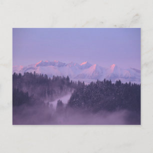Cartão Postal Vista de Winter Tatras