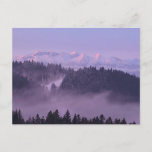 Cartão Postal Vista de Winter Tatras de Pieniny