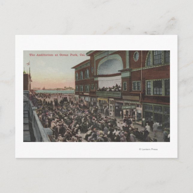 Cartão Postal Vista do Auditório (Frente)