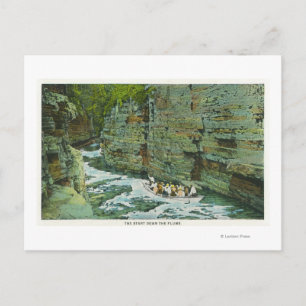 Cartão Postal Vista do Boat Iniciando o Flume