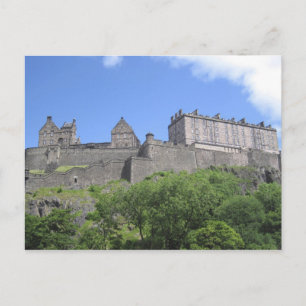 Cartão Postal Vista do Castelo de Edimburgo, Edimburgo, Escócia