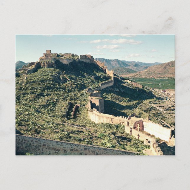 Cartão Postal Vista do castelo, século oitavo e 12 (Frente)
