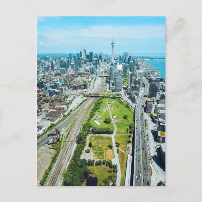 Cartão Postal Vista do Centro de Toronto (Frente)