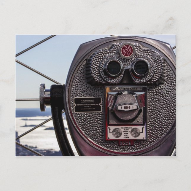 Cartão Postal Vista do Empire State Building, NYC (Frente)