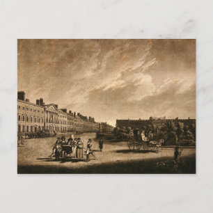 Cartão Postal Vista do lado norte de Grosvenor Square, 1789