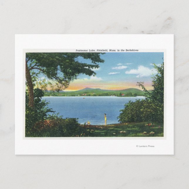 Cartão Postal Vista do Lago Pontosuc (Frente)