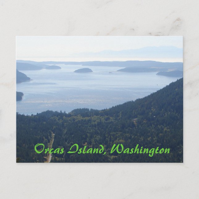 Cartão Postal Vista do Mirante Mount Constitution (Frente)