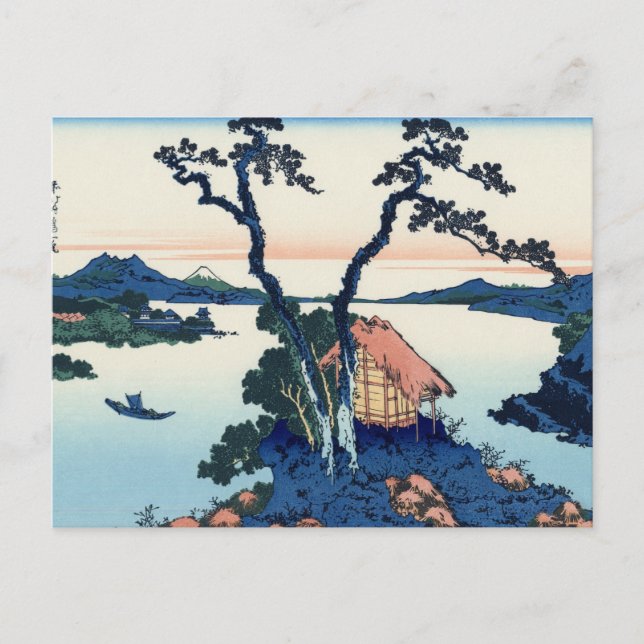 Cartão Postal Vista do Monte Fuji 35 (Frente)