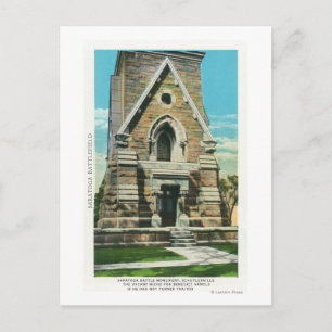 Cartão Postal Vista do Monumento da Batalha de Saratoga
