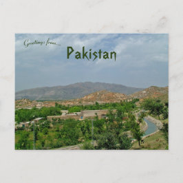 Cartão Postal Vista do mosteiro Jaulian Pakistan