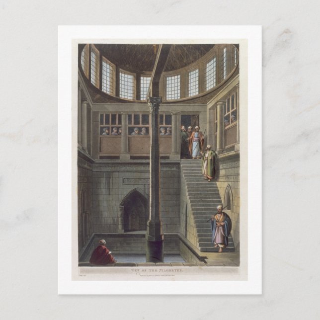 Cartão Postal Vista do Nilômetro, placa 2 de 'Vistas do Egito (Frente)