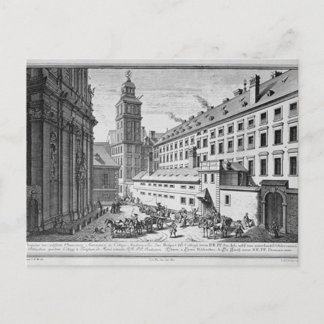 Cartão Postal Vista do novo Observatório no Jesuíta (Frente)