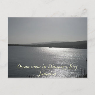 Cartão Postal Vista do oceano no Discovery Bay na Jamaica