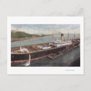 Cartão Postal Vista do Oriental Liner Minnesota