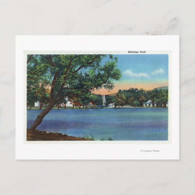 Cartão Postal Vista do Parque Eldridge (Frente)