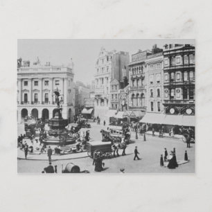 Cartão Postal Vista do Piccadilly Circus, c. 1900