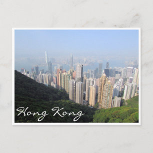 Cartão Postal vista do pico de hong kong