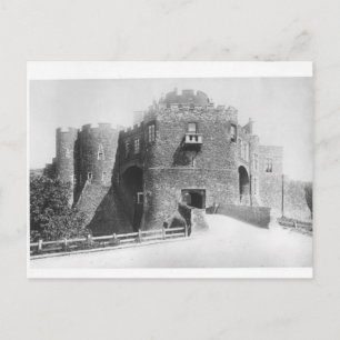 Cartão Postal Vista do portão do policial, construída 1221-27