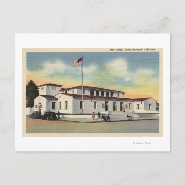 Cartão Postal Vista do Posto Office nº 1 (Frente)