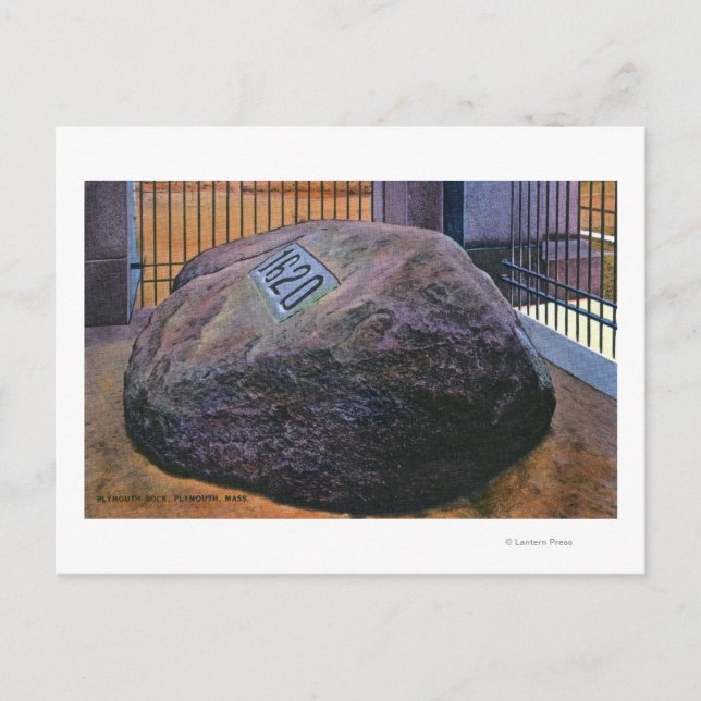 Cartão Postal Vista do Real Plymouth Rock (Frente)
