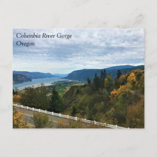 Cartão Postal Vista do rio Columbia, Desfiladeiro do rio Columbi