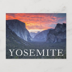 Cartão Postal Vista do túnel de Yosemite