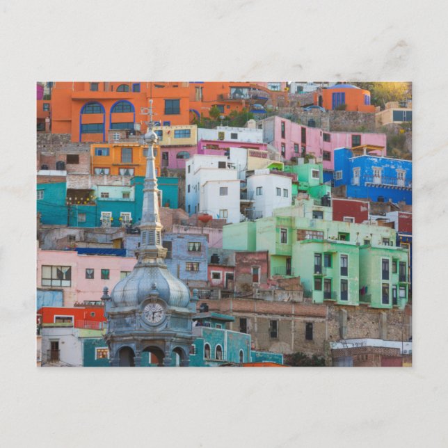 Cartão Postal Vista dos edifícios das cidades (Frente)
