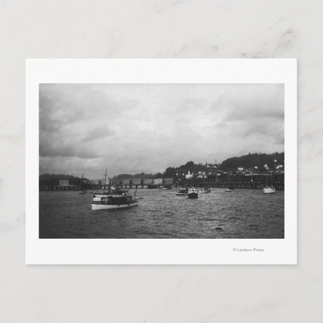 Cartão Postal Vista dos navios na região 15 anual (Frente)
