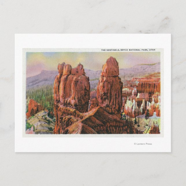 Cartão Postal Vista dos Sentinelas (Frente)
