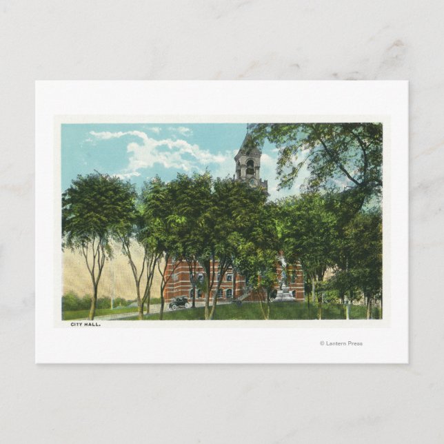 Cartão Postal Vista Exterior da Câmara Municipal 2 (Frente)