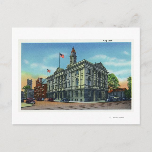 Cartão Postal Vista Exterior da Câmara Municipal 3 (Frente)