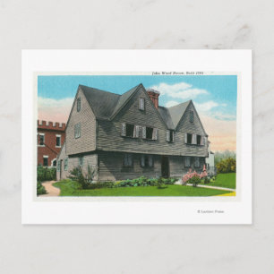 Cartão Postal Vista exterior da casa de John Ward