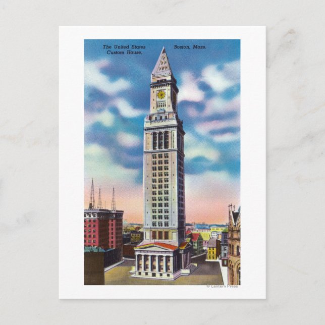 Cartão Postal Vista Exterior da Casa Personalizada dos EUA (Frente)