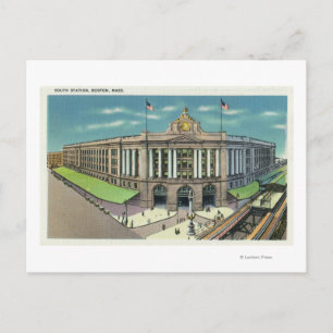 Cartão Postal Vista Exterior da Estação Sul 2