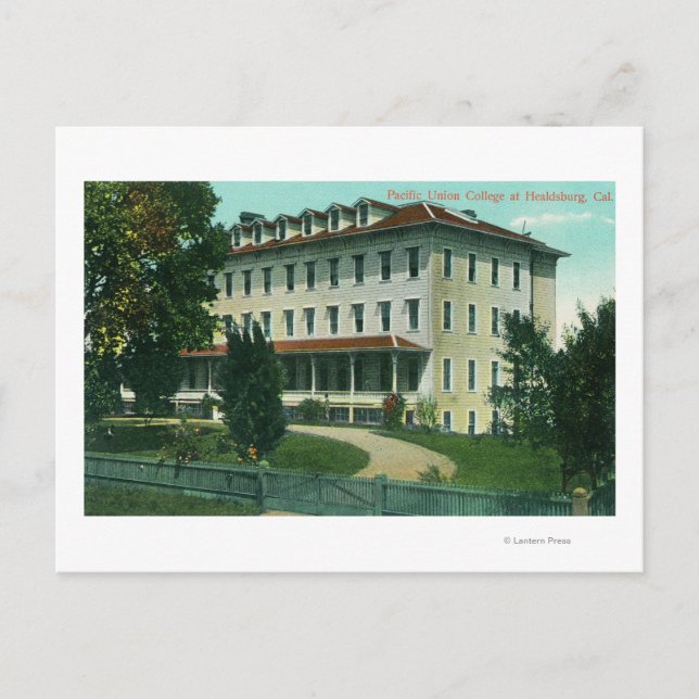 Cartão Postal Vista Exterior da Faculdade da União do Pacífico (Frente)