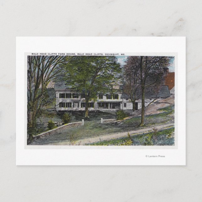 Cartão Postal Vista Exterior da Fazenda dos Clipes da Cabeça Sál (Frente)