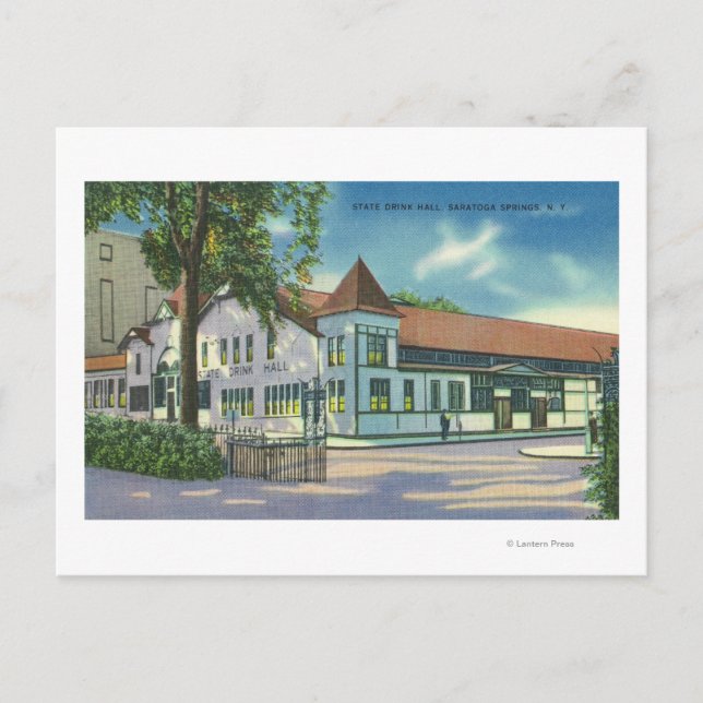 Cartão Postal Vista Exterior da Sala Estadual de Bebidas (Frente)