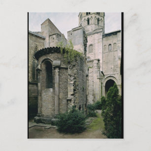 Cartão Postal Vista exterior do apsidiol da Abadia