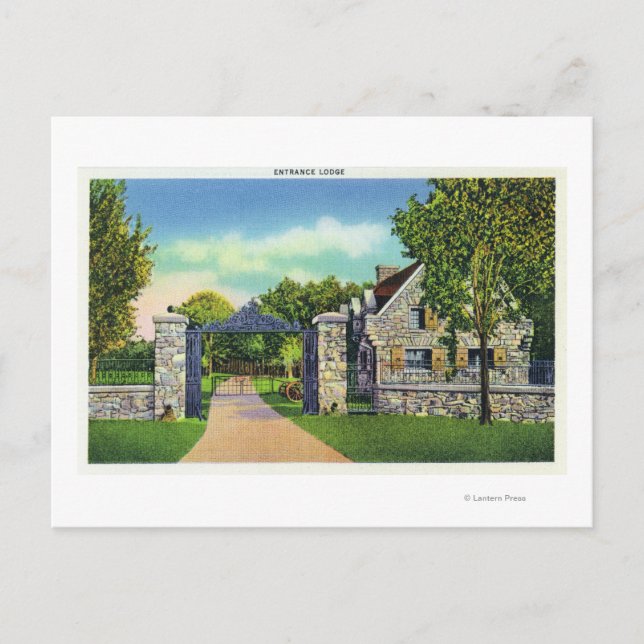 Cartão Postal Vista Exterior do Bordo de Entrada (Frente)