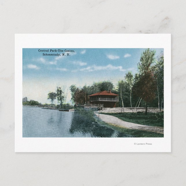 Cartão Postal Vista Exterior do Casino Central Park (Frente)