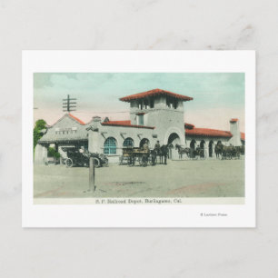 Cartão Postal Vista Exterior do Depósito do Pacífico Sul 4