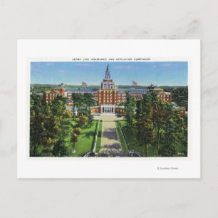 Cartão Postal Vista Exterior do Edifício Aetna Life Insurance