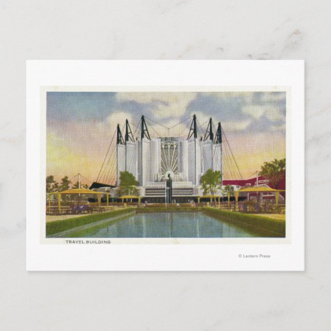 Cartão Postal Vista Exterior do Edifício Viagem (Frente)