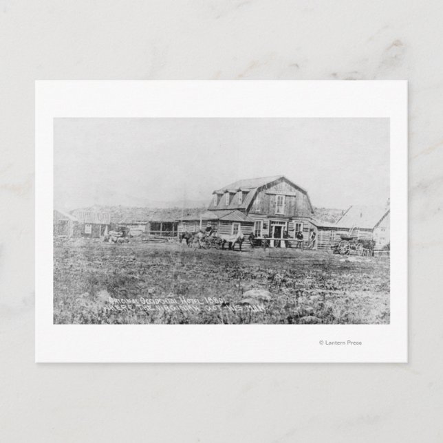 Cartão Postal Vista Exterior do Hotel Ocidental Original (Frente)