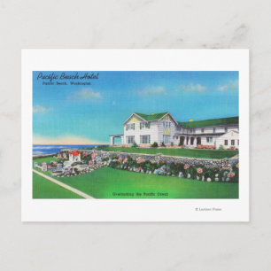 Cartão Postal Vista Exterior do Hotel Pacific Beach