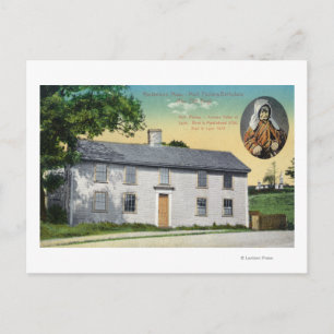 Cartão Postal Vista Exterior do Local de Nascimento do Moll Pitc