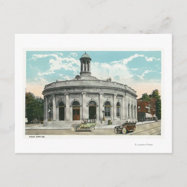 Cartão Postal Vista Exterior do Serviço de Posto 2 (Frente)