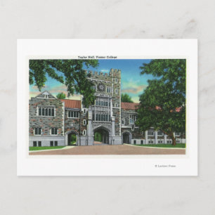 Cartão Postal Vista exterior do Taylor Hall, Vassar College