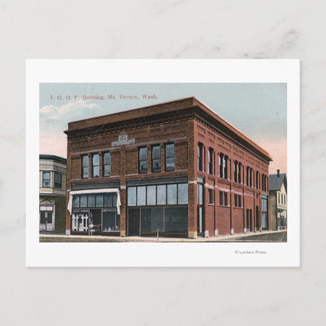 Cartão Postal Vista externa do edifício IOOF (Frente)